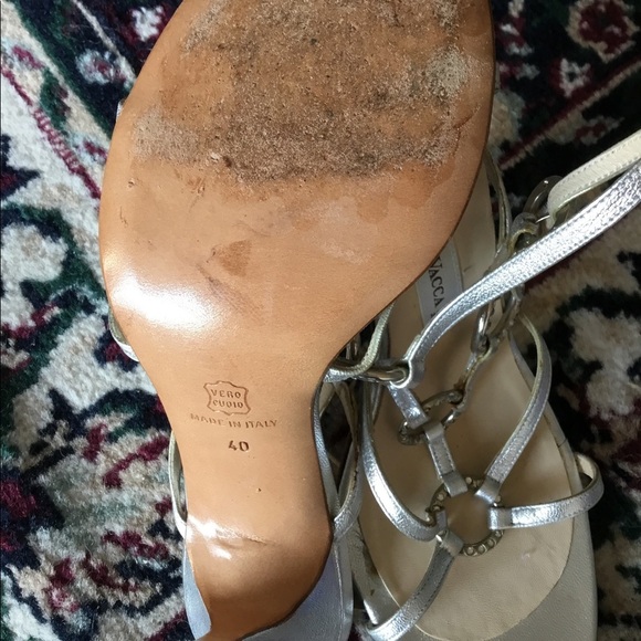 Domenico Vacca Silver jewelled sandals - Picture 5 of 7